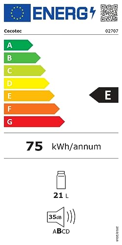 Cecotec Bolero Grandsommelier 8 Botellas, Termoeléctrica, LED