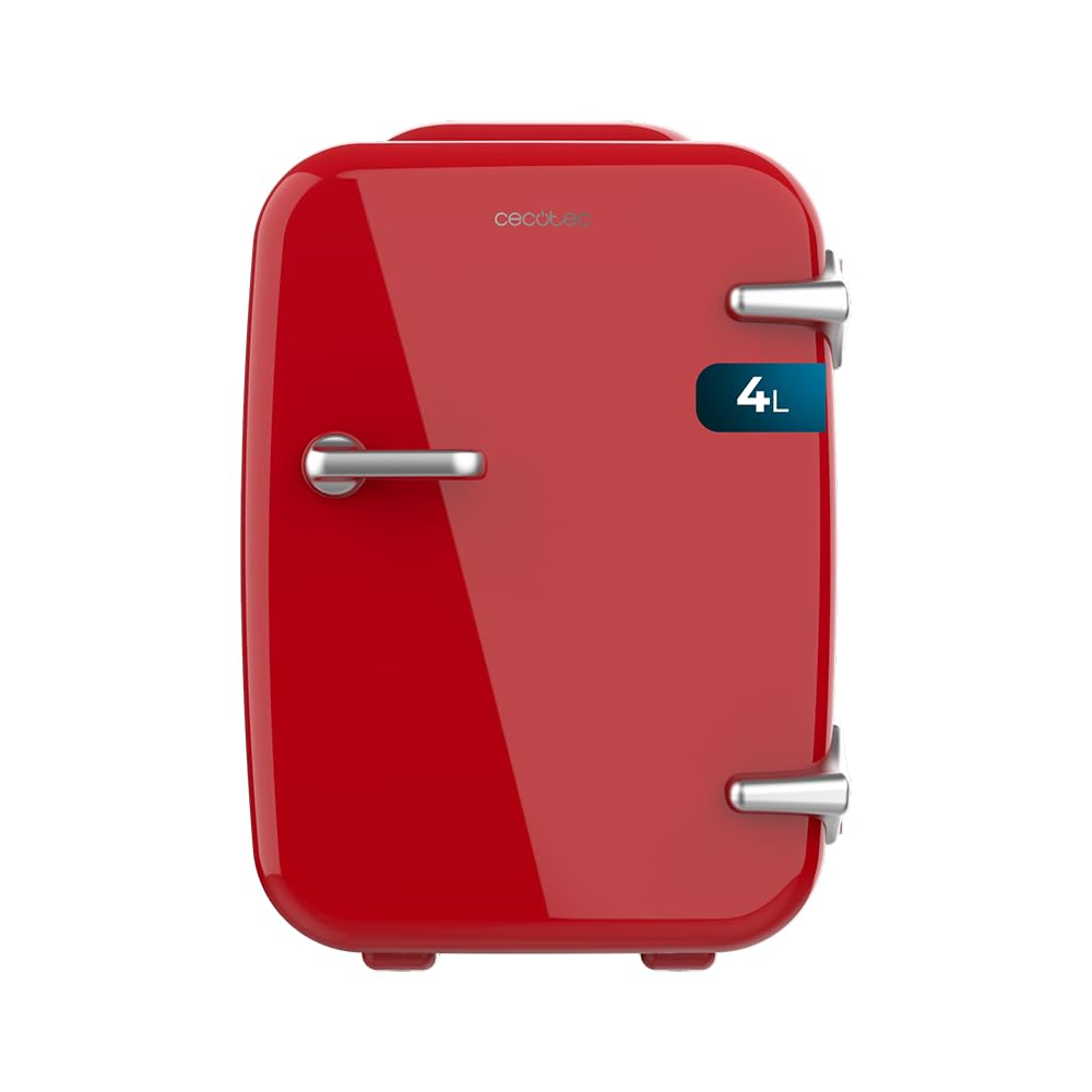 Cecotec Bolero MiniCooling 4L Habana Red, 12V-220V, Frío/Calor