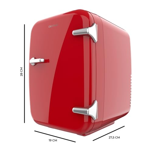 Cecotec Bolero MiniCooling 4L Habana Red, 12V-220V, Frío/Calor