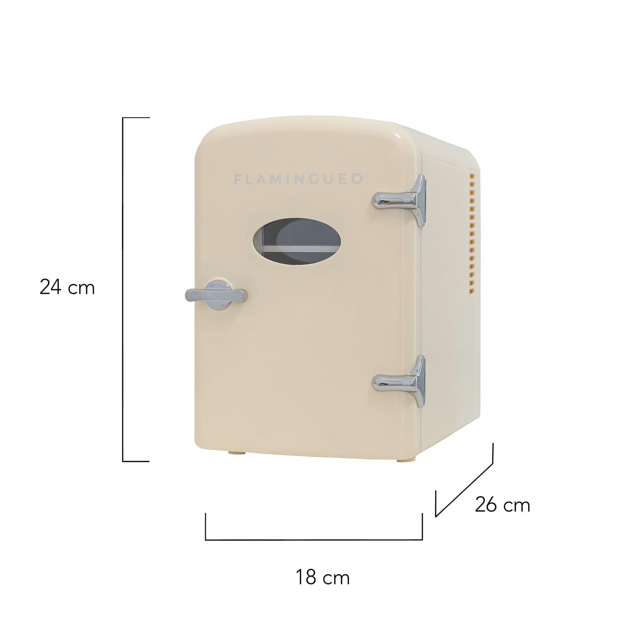 Flamingueo Mini Nevera 4L, Frío/Calor, 12V/220V
