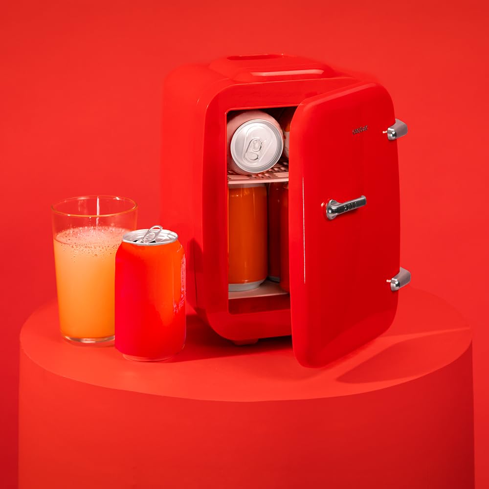 Cecotec Bolero MiniCooling 4L Habana Red, 12V-220V, Frío/Calor