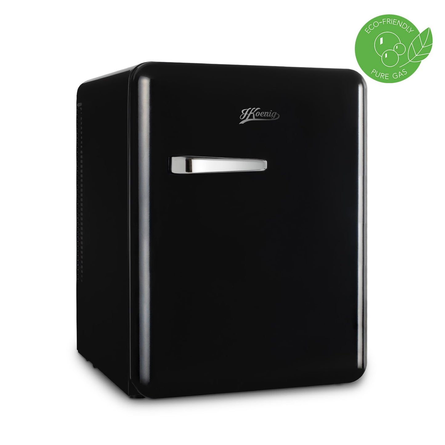 H.Koenig Mini Bar TOAD9 31L, Vintage, Silencioso, Negro