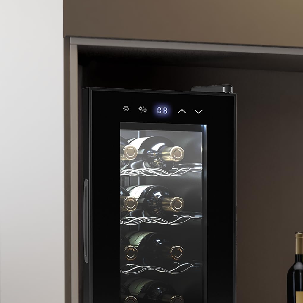 Cecotec Bolero Grandsommelier 8 Botellas, Termoeléctrica, LED