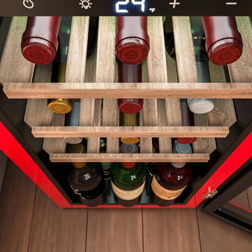 Cecotec Bolero Grandsommelier 18 Botellas, Beige, LED