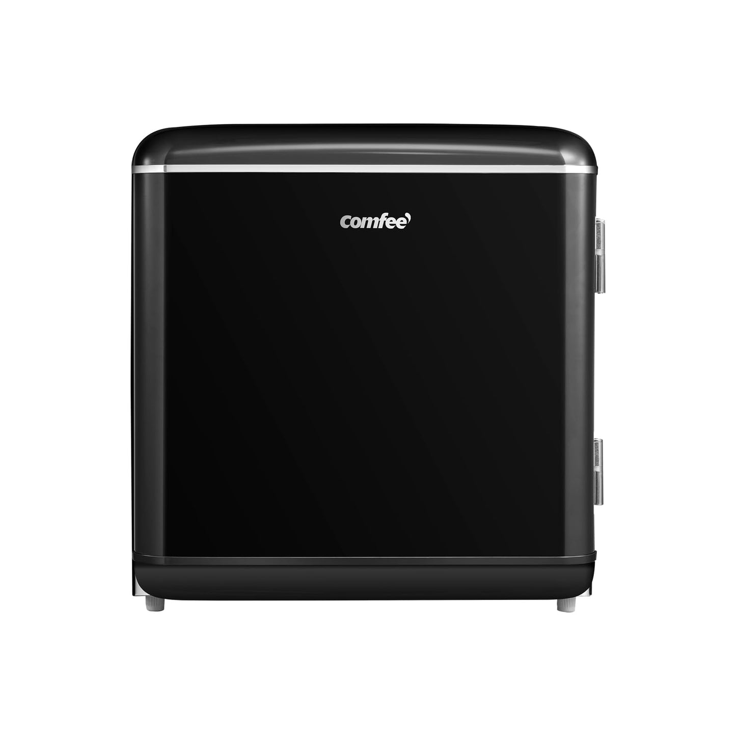 COMFEE' Mini Frigorífico 47L Retro, Silencioso, Negro