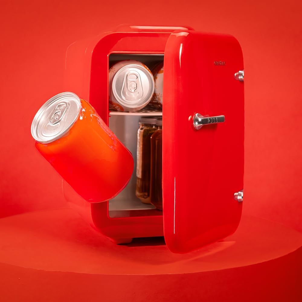 Cecotec Bolero MiniCooling 4L Habana Red, 12V-220V, Frío/Calor