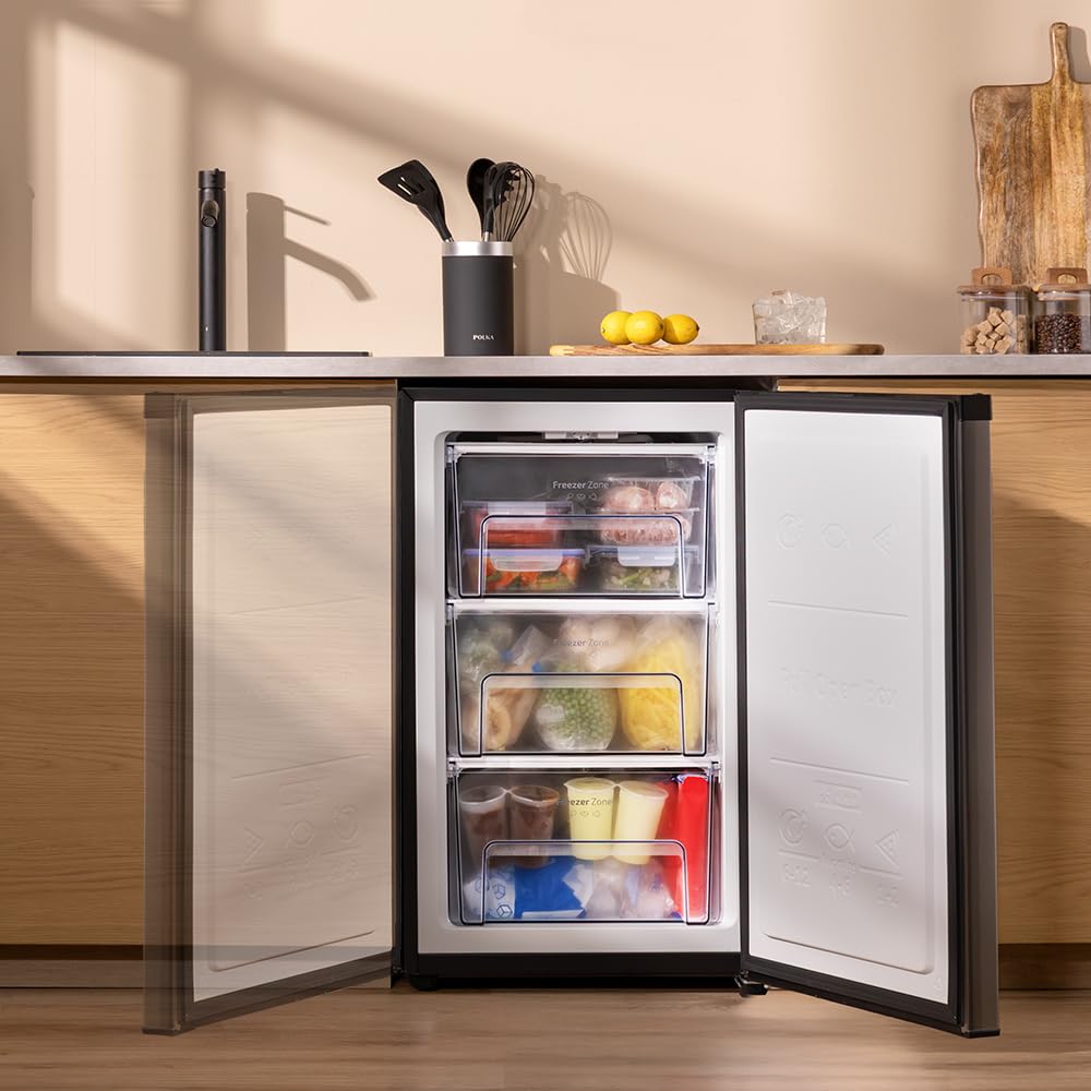 Cecotec Bolero CoolMarket TF87 Congelador 87L, Inox, Compacto