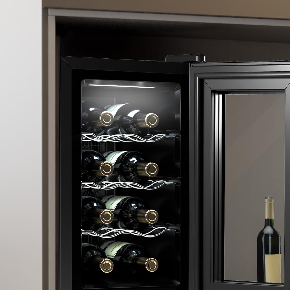 Cecotec Bolero Grandsommelier 8 Botellas, Termoeléctrica, LED