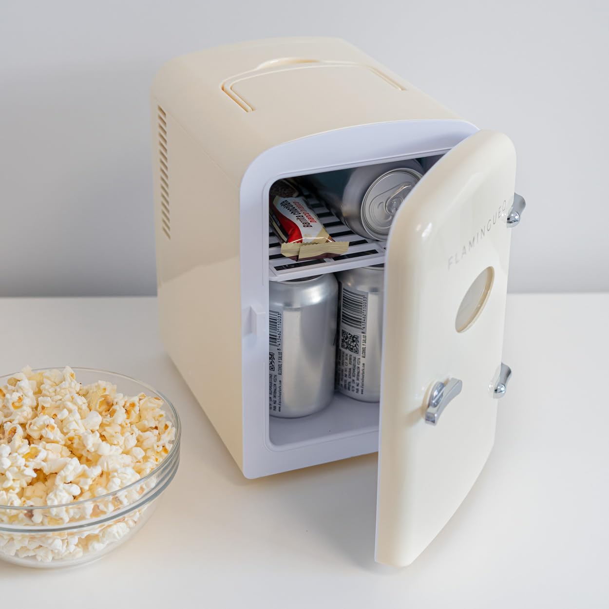Flamingueo Mini Nevera 4L, Frío/Calor, 12V/220V