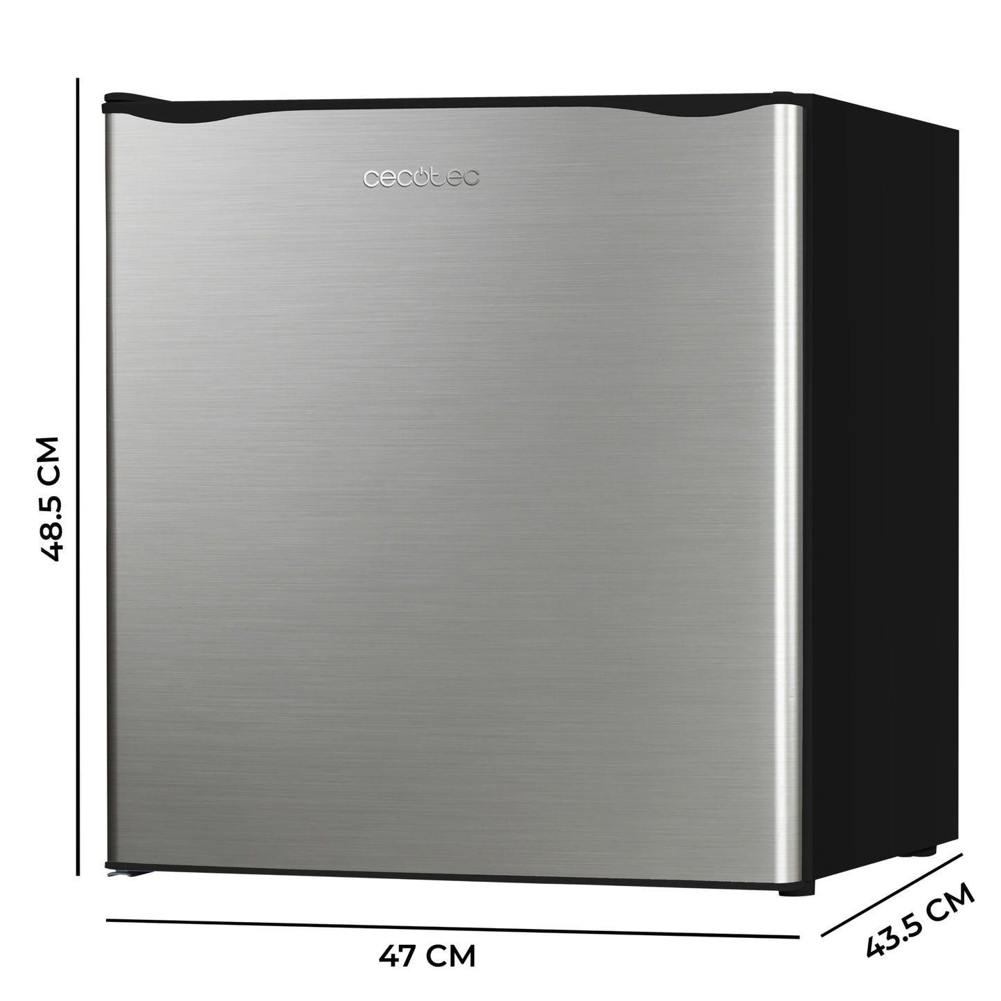 Cecotec GrandCooler 20000 Mini Frigorífico 46L, Silencioso, Inox
