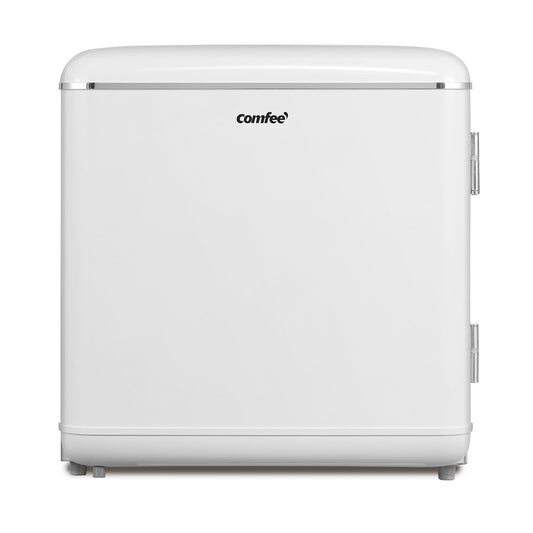 COMFEE' RCD50WH2EURT(E) Mini Frigorífico 47L Retro, Silencioso, Blanco