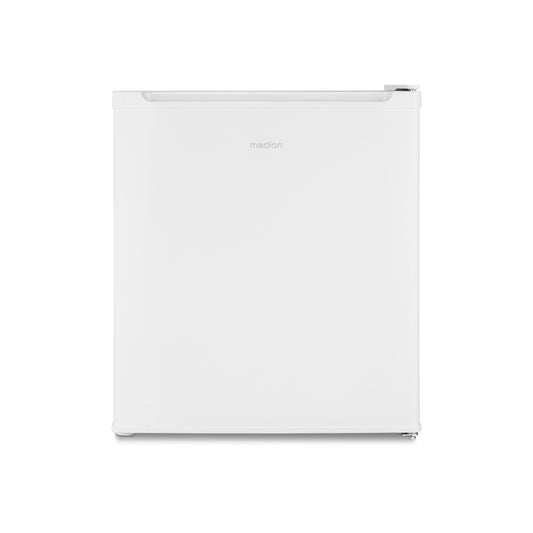 MEDION Mini Frigorífico 41L con Hielo, Blanco, Ajustable