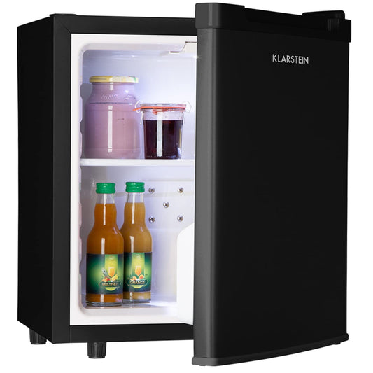 KLARSTEIN Mini Nevera 30L, Frío 0-15°C, Estantes Ajustables