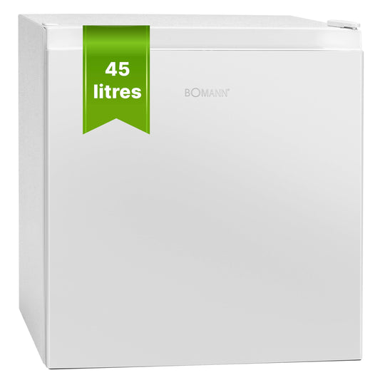 Bomann KB7245 Mini Frigorífico 45L con Congelador, Blanco