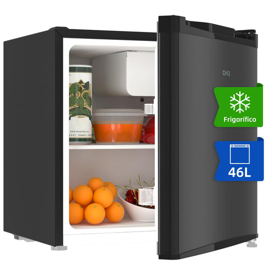 CHiQ Minibar 46L, Compresor, Congelador, Silencioso, Negro